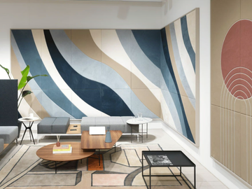WAVE - Leather Decorative panel by Prodital Leather - view 3